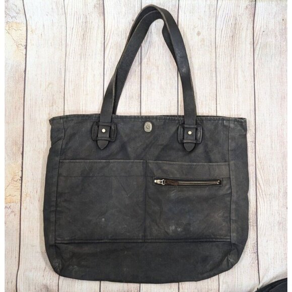 Tanner Goods Men's Canvas Leather Tote Travel Bag Made in USA